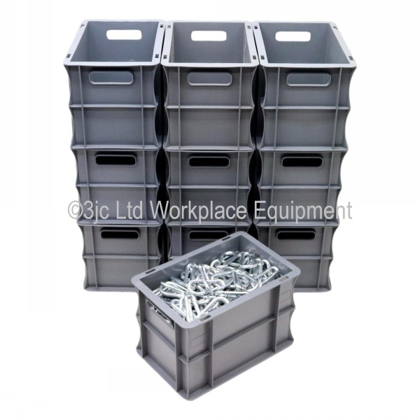 Heavy Duty Stacking Euro Box 30cm 7 Litre 3JC